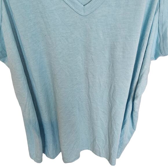 Torrid Tank V Neck Tank Top Women 4X Blue Sleeveless Tank Top Plus Size Top NEW - Picture 3 of 8